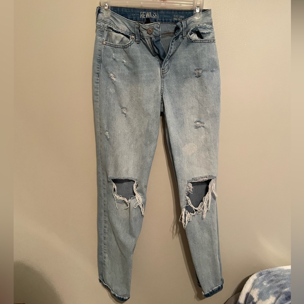 High rise curve jeans